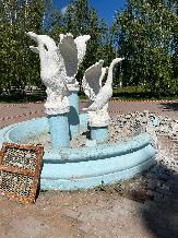 Новый сухой фонтан появится в сквере около памятника "Скорбящая мать"