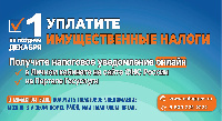 Уплатите имущественные налоги до 1 декабря 2025г.