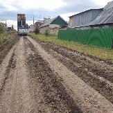 Идут работы по отсыпке дорог в мкр города Туймазы