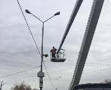 Работы по покраске металлических опор 