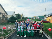 Открытие улицы Полевая‑1я — праздник для всего микрорайона Чулпан!