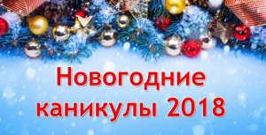 Как отдыхаем в январе 2018 года